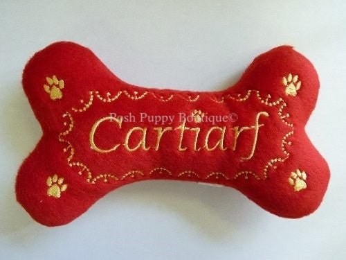 Cartiarf Bone Plush Dog Toy - Soft & Durable Chew Toy for Small & Large Dogs - Perfect for Playtime, Training & Comfort