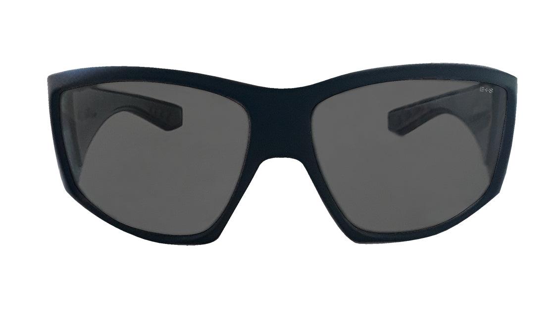 AHI Safety Sunglasses with Smoke Lens - ANSI Z87.1 Certified for Eye Protection - Ideal for Construction, Woodworking & Outdoor Activities