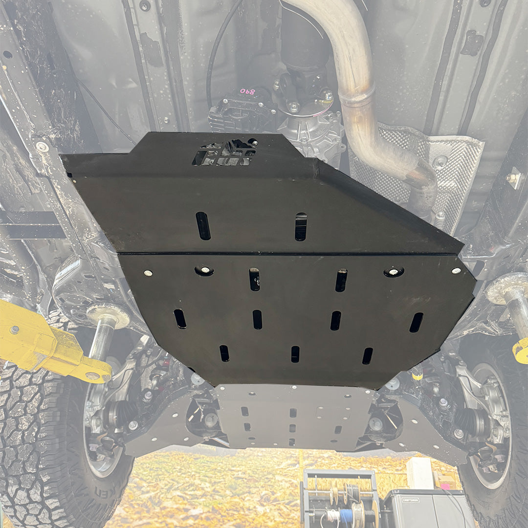 24+ Toyota Tacoma Rear Skid Plate - Heavy Duty Underbody Protection for Off-Road Adventures & Truck Modifications