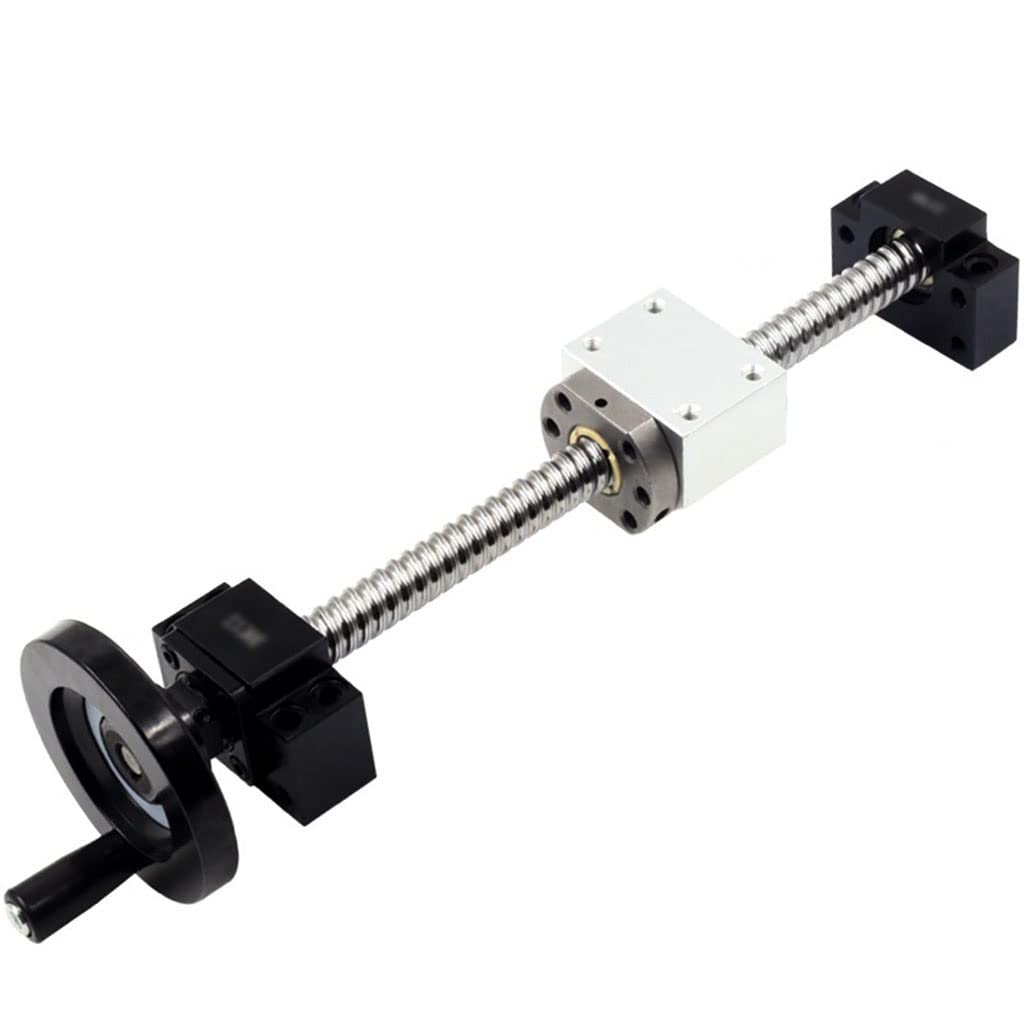 Premium SFU 1204/1605/1610 Ball Screw Set with Linear Guides - 300mm/500mm/1000mm Length Options, BK/BF12 Support & Ballnut Housing - High Precision CNC Parts & 3D Printer Accessories (1605 Model, 1000mm) - Perfect for DIY CNC Machines, Robotics & Industrial Automation Projects