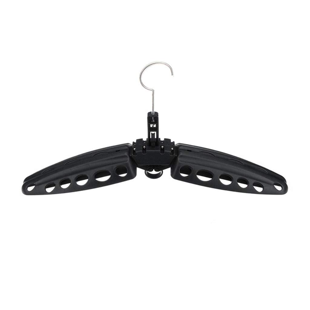 **Foldable Thickened Wetsuit Hanger - Heavy Duty Clothes Drying Rack for Swimsuits, Jackets & Storage | Space Saving & Durable | Perfect for Pool, Beach & Laundry Room (Black)**