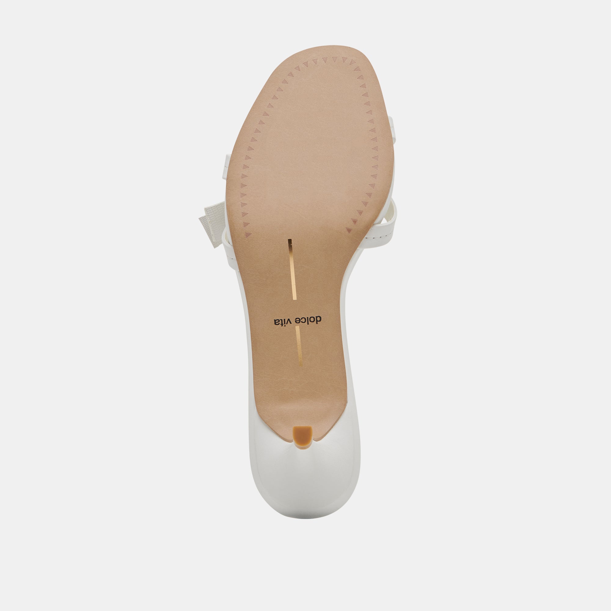 TERISA Women's White Leather Heels - Comfortable High Heel Pumps for Work, Party & Evening Wear