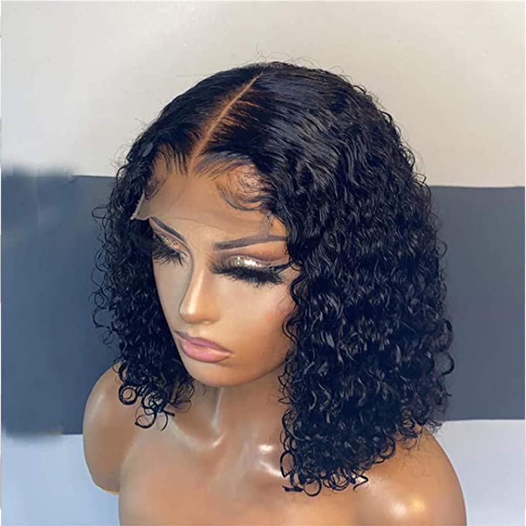 13x6 Lace Front Wigs Human Hair - Brazilian Virgin Hair Wigs for Black Women | Glueless with Baby Hair | 12 Inch 4x4 Lace Closure | Perfect for Daily Wear, Parties & Special Occasions