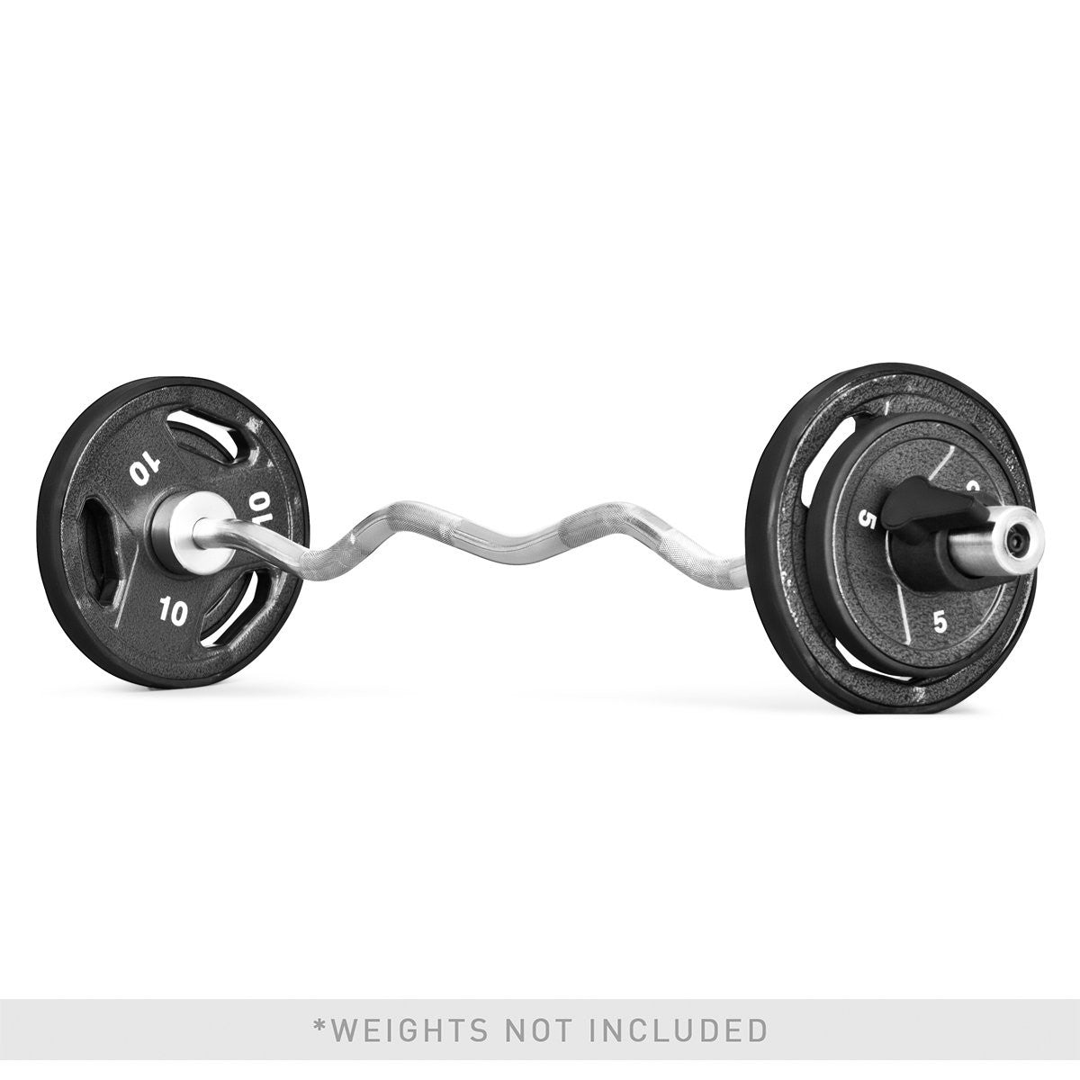 Marcy Solid Steel Olympic Curl Bar - Chrome Plated Weightlifting Bar for Strength Training | Perfect for Home Gym & CrossFit Workouts (Model SOC 49)