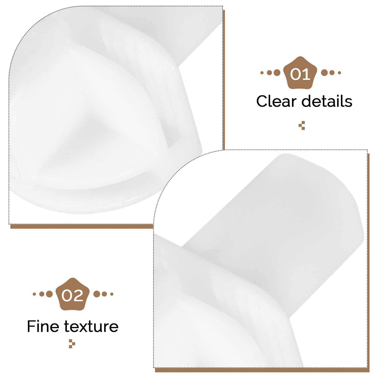 White Plastic Wire Cube Connectors - 8pcs Modular Closet Organizer Buckles for Metal Grid Shelving Units | Perfect for DIY Storage Cubes, Closet Systems & Wire Grid Displays