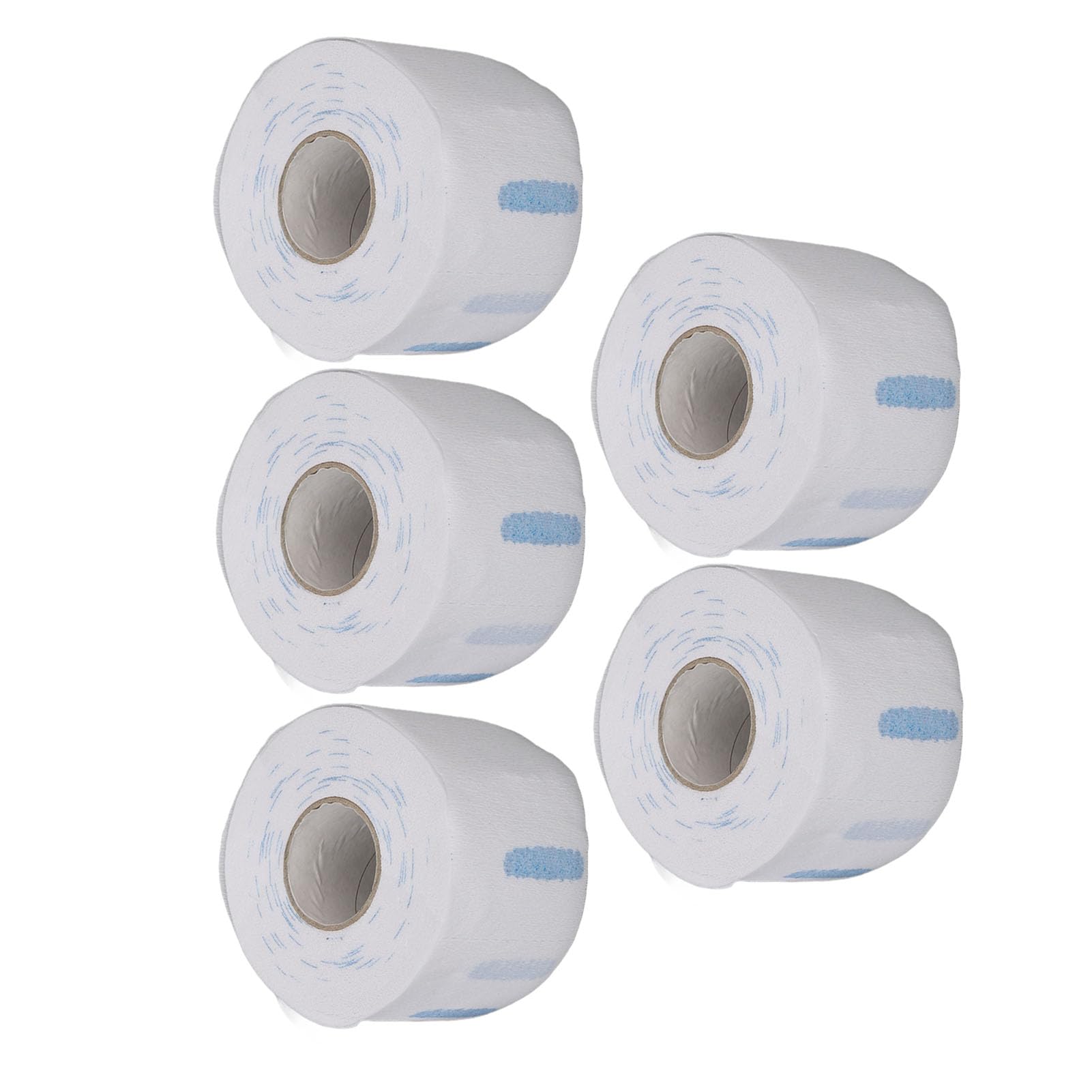 **Disposable Stretchy Barber Neck Strips - 5 Rolls for Hairdressing & Barbershop Use | Sanitary Neck Protection for Haircuts, Shaving & Styling**    *(Perfect for salons, barbershops & home grooming to keep clients clean & comfortable during haircuts, beard trims & styling sessions.)*