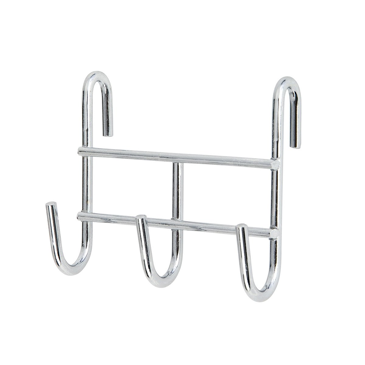 Durable Steel Hanging Hooks with 3 Hooks - Heavy Duty Rust-Resistant Storage Hooks for Kitchen, Bathroom & Garage - 2.2 lbs (1 kg) Weight Capacity - Perfect for Organizing Utensils, Towels, Tools & More