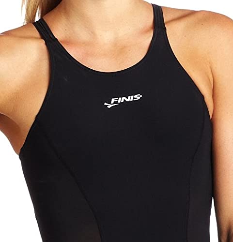 FINIS Women's Hydrospeed Flux Race John Swimsuit - High Performance Competitive Swimwear for Training & Racing - Perfect for Lap Swimming, Swim Meets & Triathlons