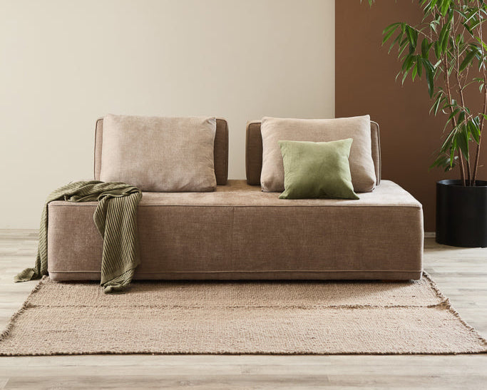 Bellagio 2-Meter Sofa - Modern Luxury Fabric Sectional Couch for Living Room, Lounge & Home Theater - Comfortable Seating for Family & Guests