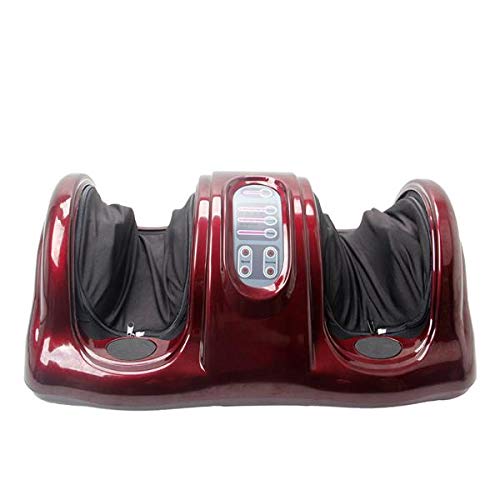 Intelligent 5-Mode Human Simulation Foot Massager with Solid Massage Technology - Red | Relieve Foot Pain, Improve Circulation for Home & Office Use