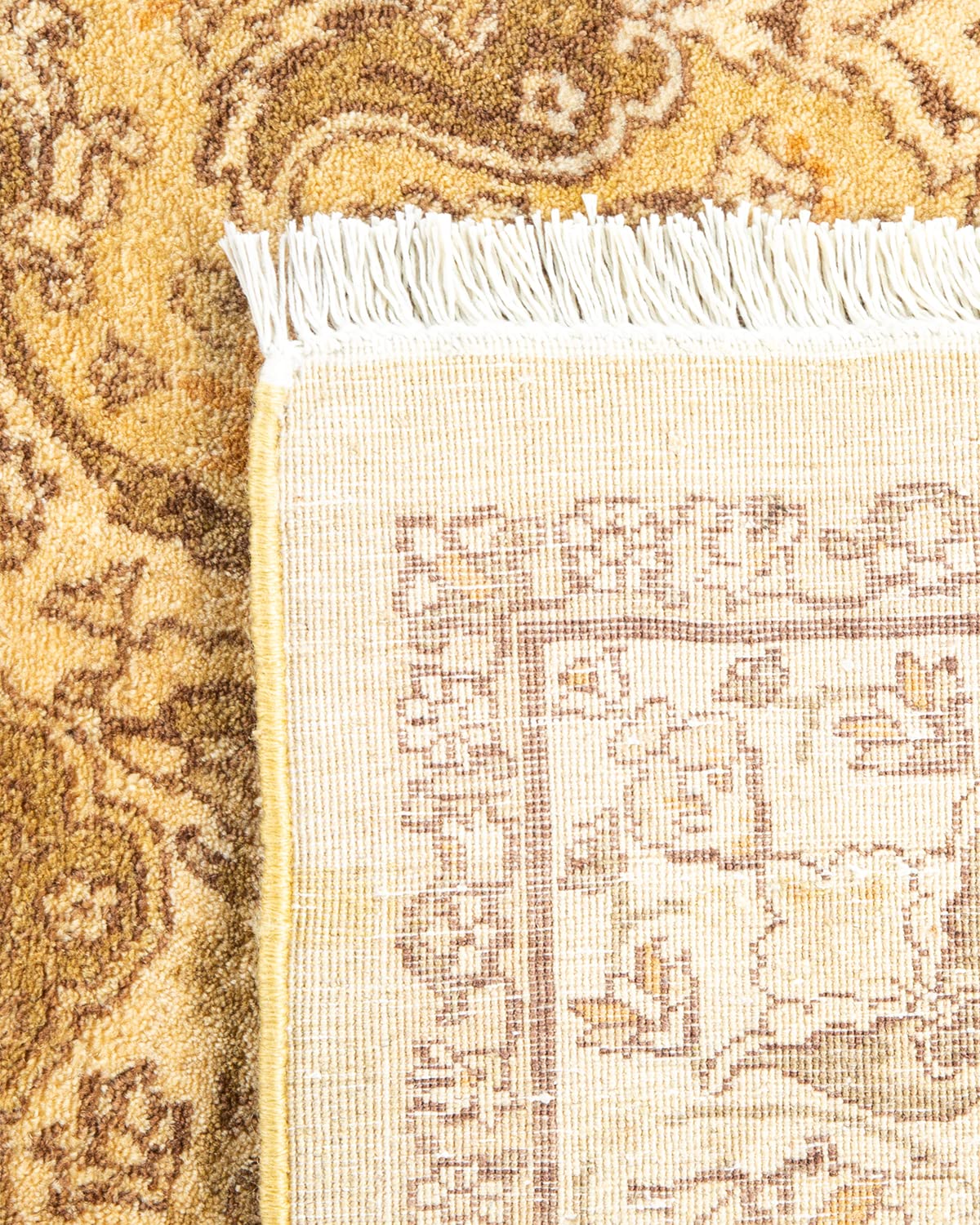 Handmade Traditional Oriental Mogul Green Wool Area Rug 4x6 - Unique Hand-Knotted Design for Living Room, Bedroom & Home Decor | Solo Rugs