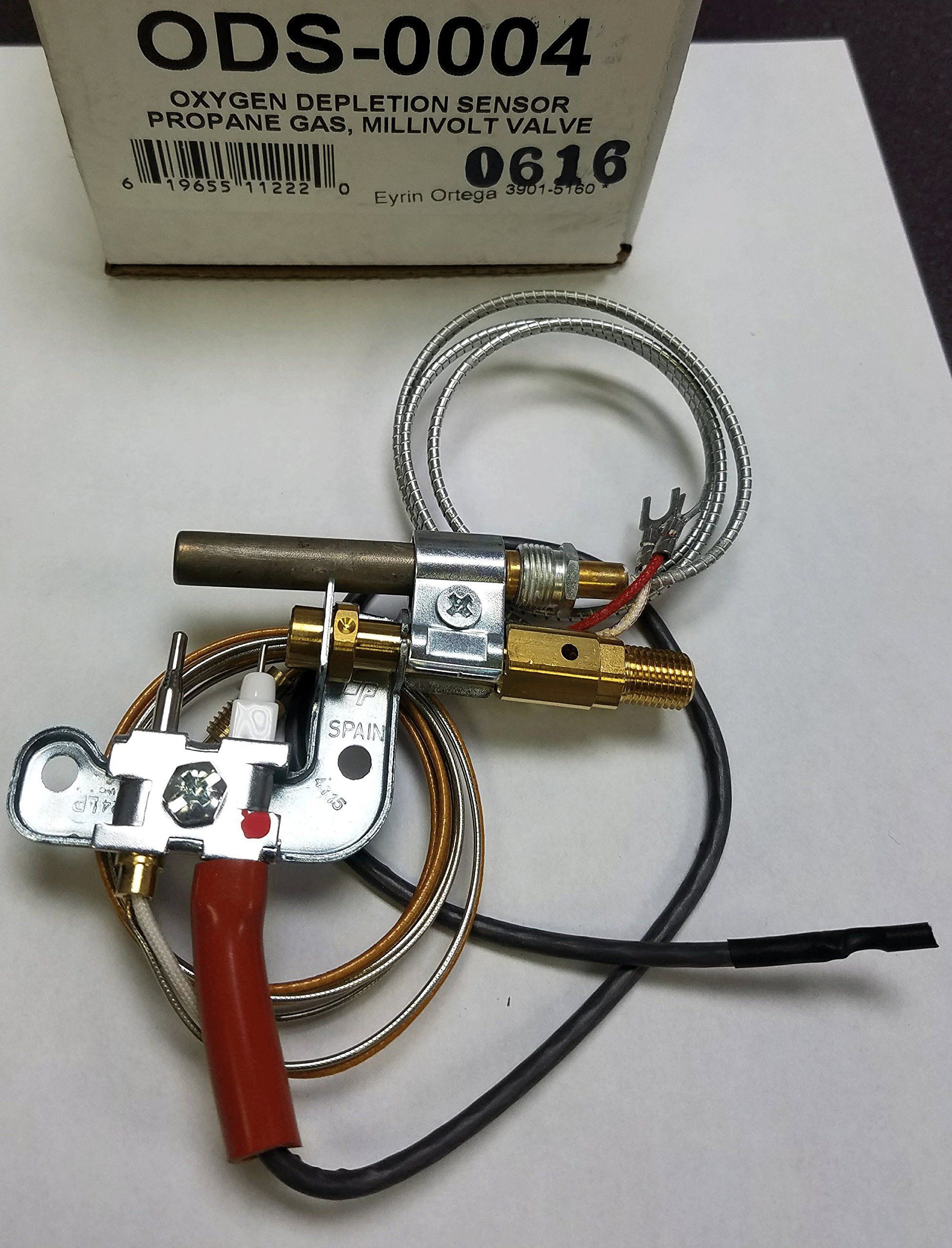Real Fyre Oxygen Depletion Sensor and Pilot Assembly for Propane Gas Fireplaces - Safety Device for Vent-Free Gas Logs & Heaters