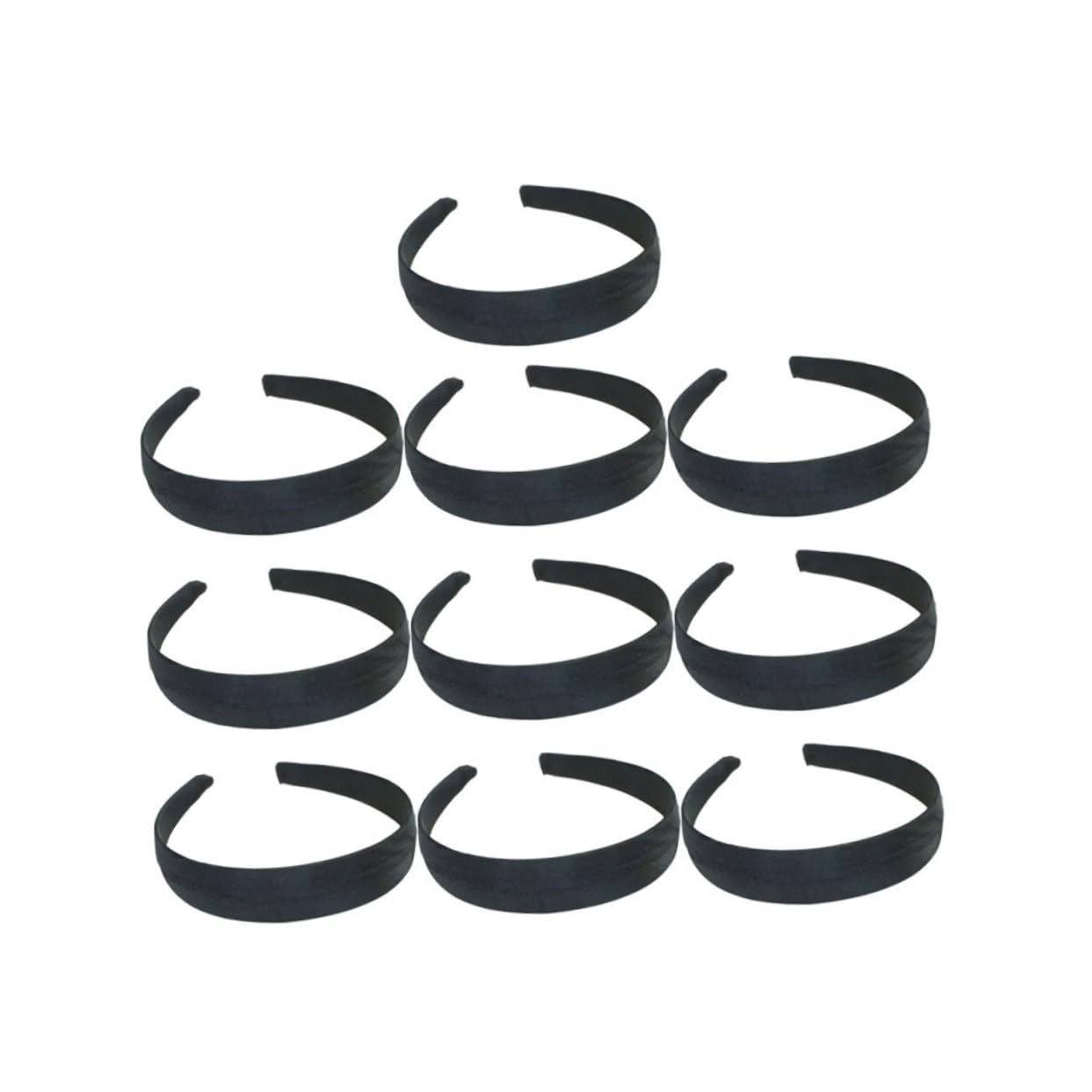 FRCOLOR 10 Pack Wide Hair Bands for Women - Fashion Headwraps & Hair Accessories for Styling & DIY