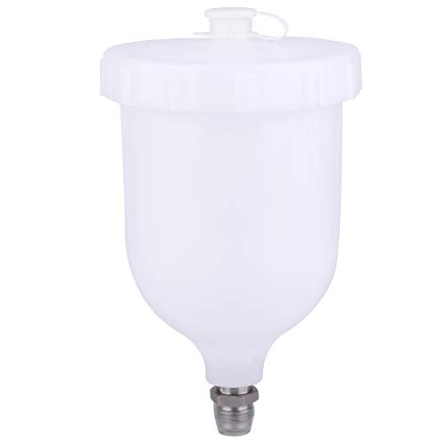 600ml Gravity Feed Paint Spray Gun Cup - Plastic Paint Pot for Devilbiss GTI, Tekna Pro & FLG Spray Guns - Ideal for Automotive, Woodworking & DIY Projects