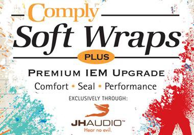 Jerry Harvey Audio COMPLY Soft Wraps Plus - Premium Memory Foam Ear Tips for Noise Isolation (Perfect for Music Lovers, Travelers & Commuters)