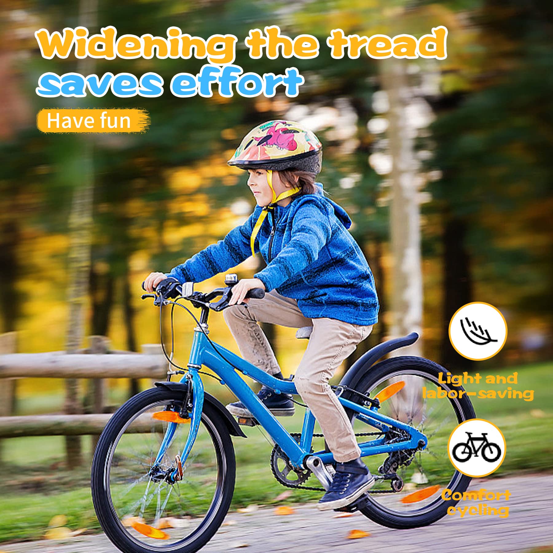 Best Kids Bike Pedals - Non-Slip & Durable Bicycle Pedals for Boys & Girls - Perfect for BMX, Mountain & Training Bikes - Ideal for Outdoor Cycling & Commuting