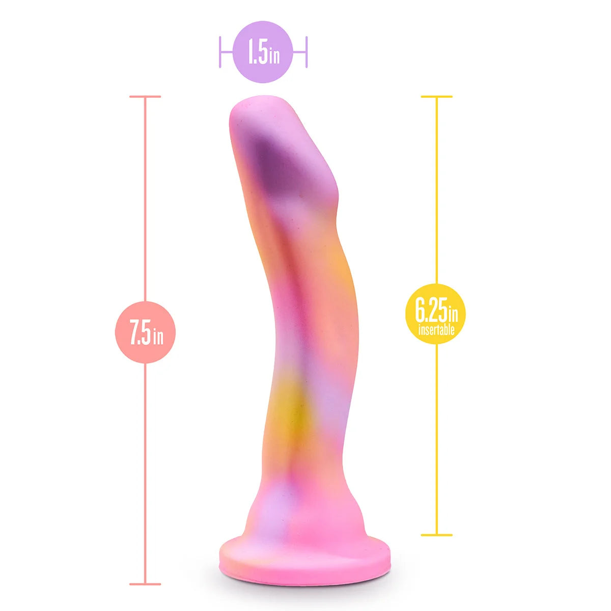 Avant Sun's Out Pink Dildo - Premium Silicone Adult Toy for Women, G-Spot & Clitoral Stimulation - Perfect for Solo Play & Couples Intimacy