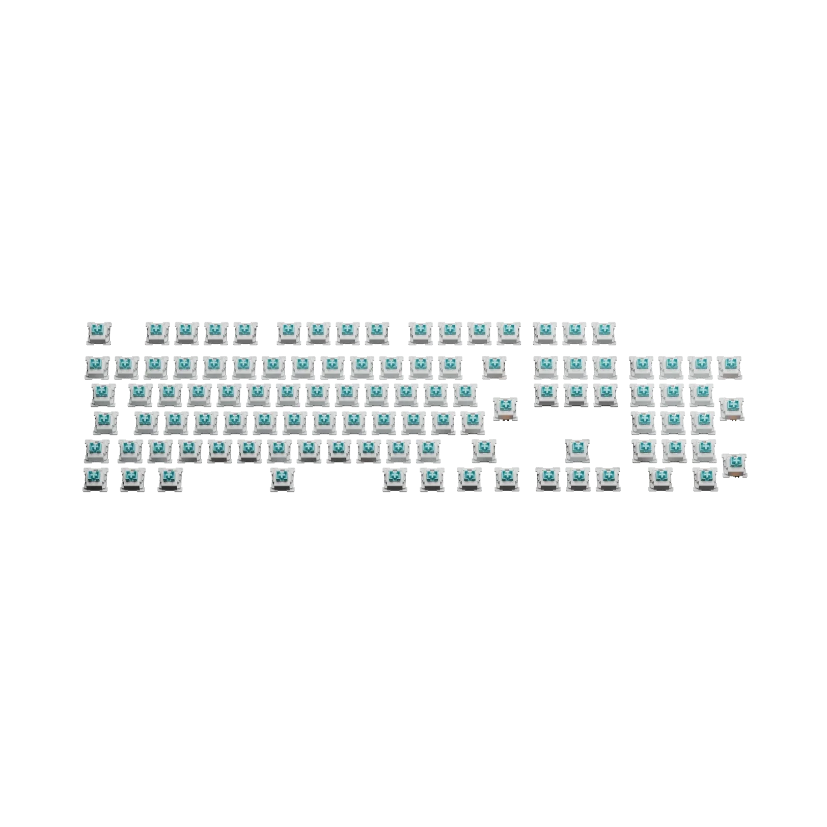 Glorious Lynx Standard HE 100 ISO Mechanical Keyboard Switches - Linear Smooth Gaming Switches for PC, Mac, and Custom Keyboards - Perfect for Esports, Typing, and Office Work