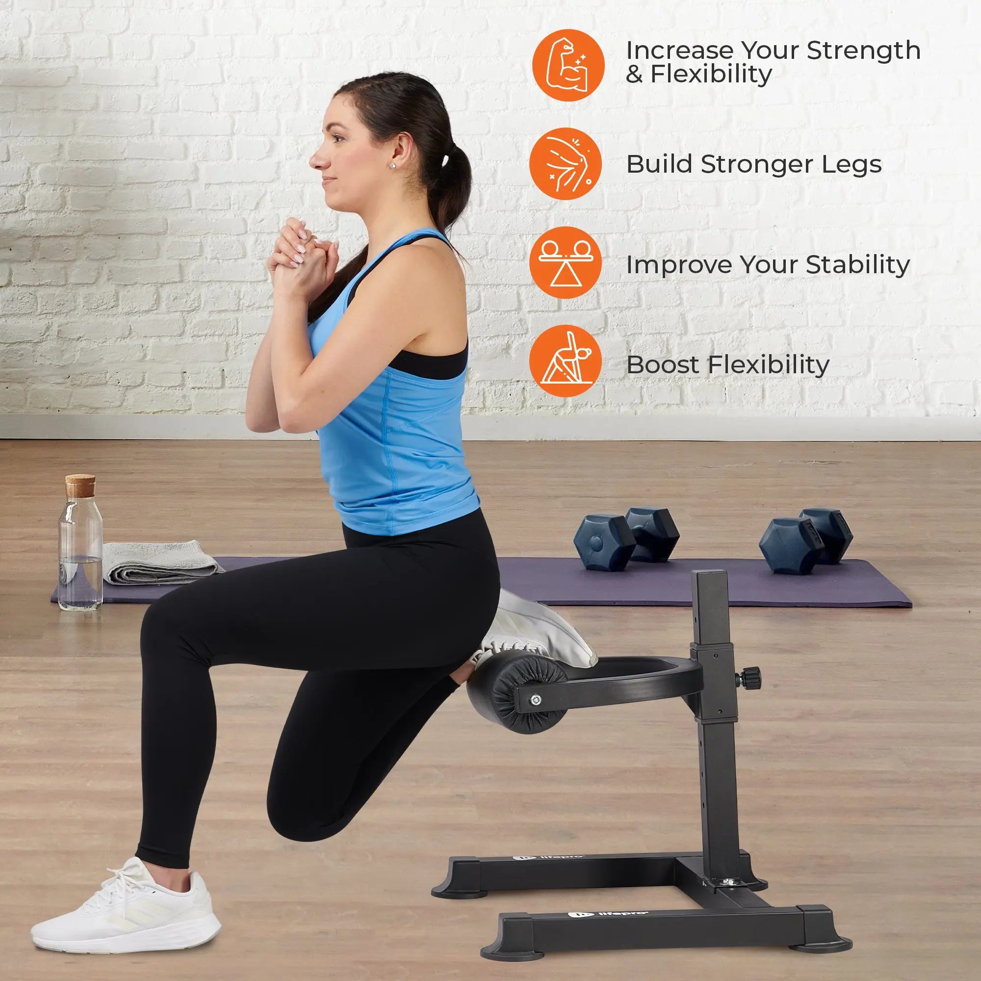 IntensiFlex™ Bulgarian Split Squat Machine - Home Gym Equipment for Leg & Glute Workouts - Perfect for Strength Training & Fitness Enthusiasts