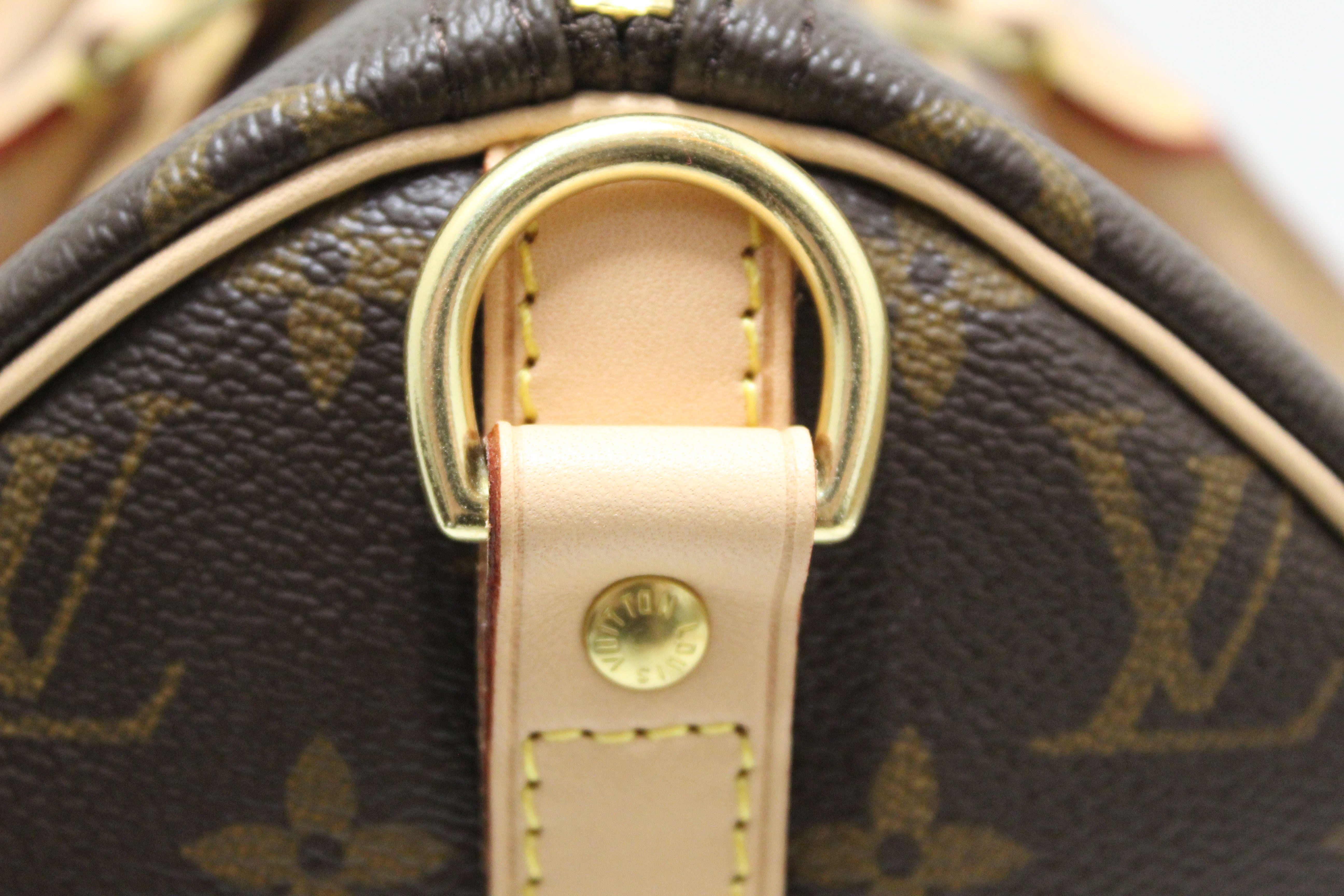 Authentic Louis Vuitton Monogram Speedy 30 Bandouliere Crossbody Bag - Luxury Designer Handbag for Women, Perfect for Work, Travel & Everyday Use