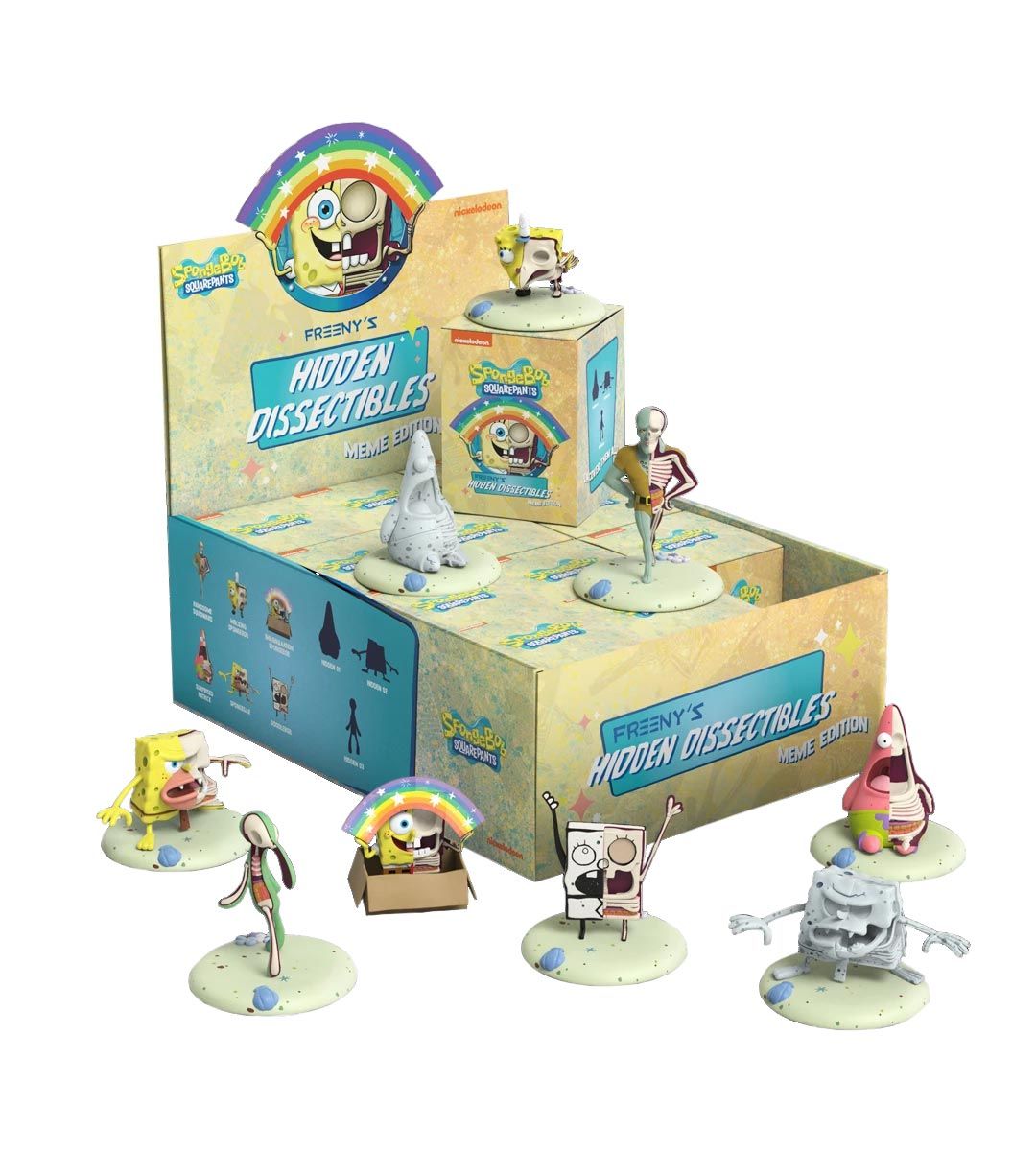 SpongeBob SquarePants Hidden Dissectibles Meme Edition - Fun Collectible Toy for Fans, Perfect for Gifts, Display & Meme Lovers