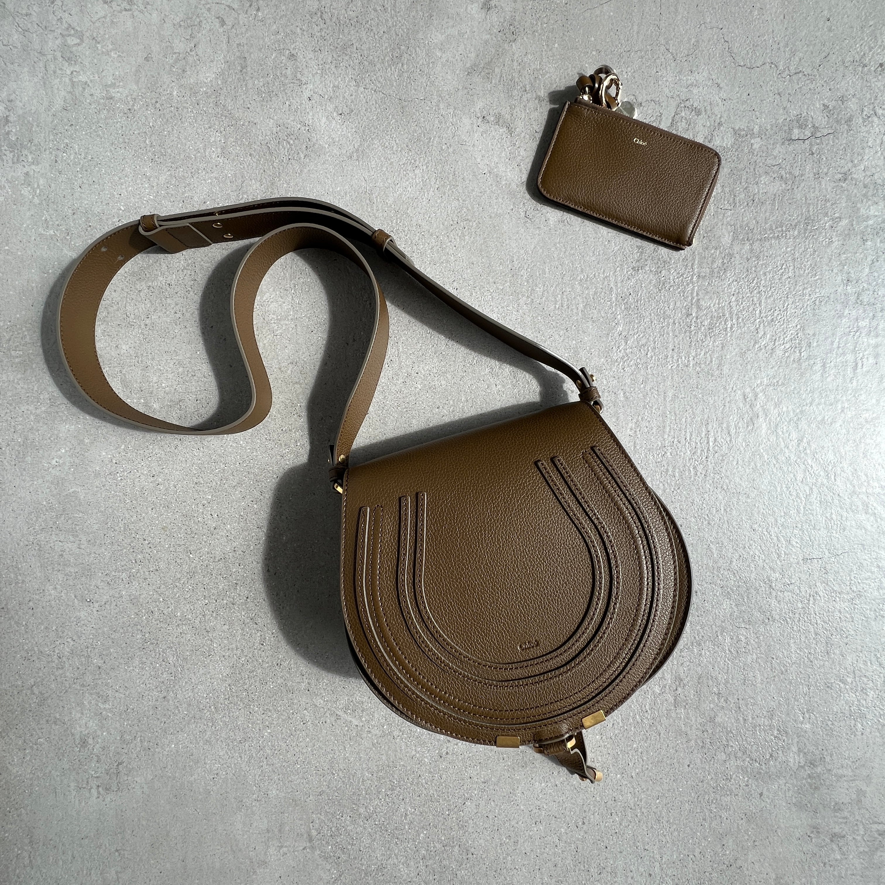 Marcie Small Satchel Handbag in Dark Khaki - Premium Leather Crossbody Purse for Women | Perfect for Work, Travel & Everyday Use