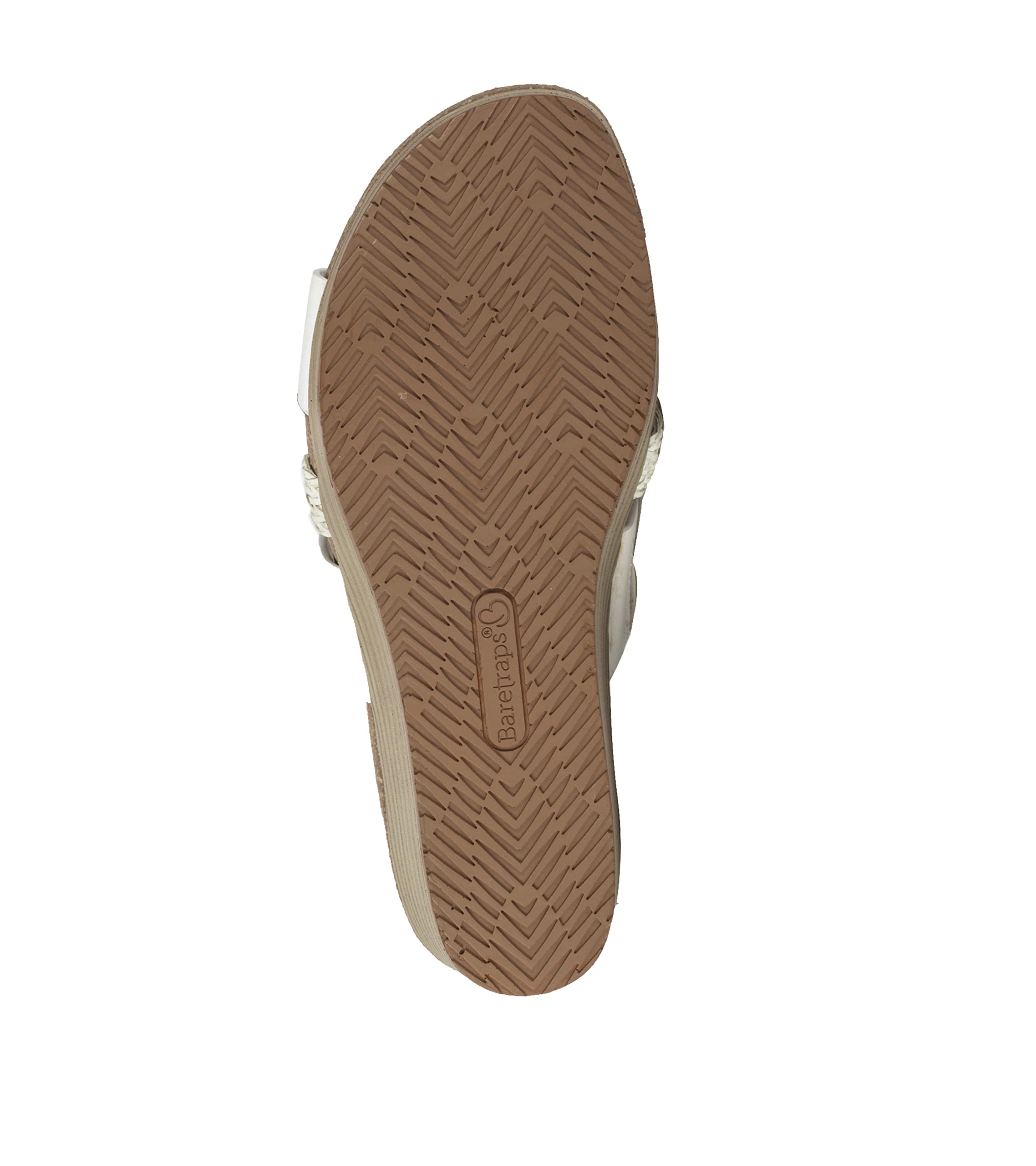 BareTraps YADORA Women's Comfortable White Sandals & Flip Flops Size 8.5 M (BT29196) - Perfect for Beach, Pool, and Summer Vacation Outfits