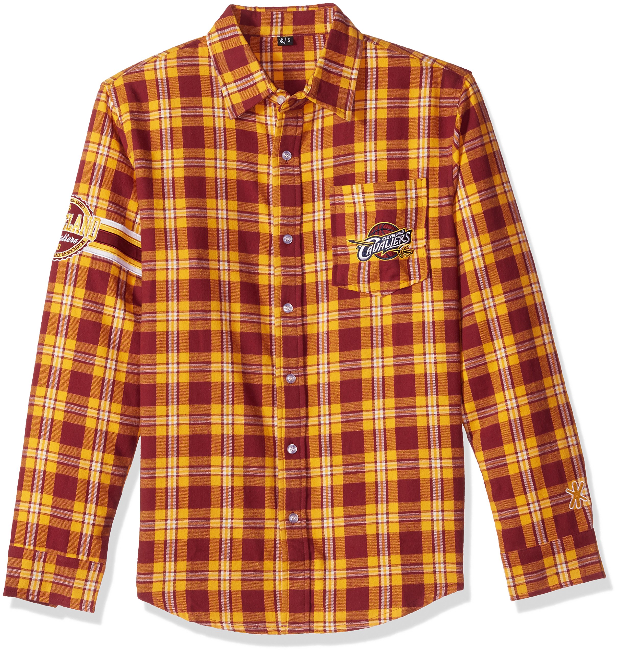 FOCO NBA Atlanta Hawks Men's Wordmark Flannel Shirt - Official Licensed NBA Apparel for Basketball Fans, Game Day Outfits & Casual Winter Wear