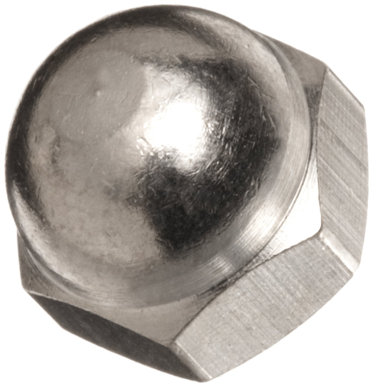 Brass Acorn Nut Nickel Plated - Pack of 10 for Furniture & DIY