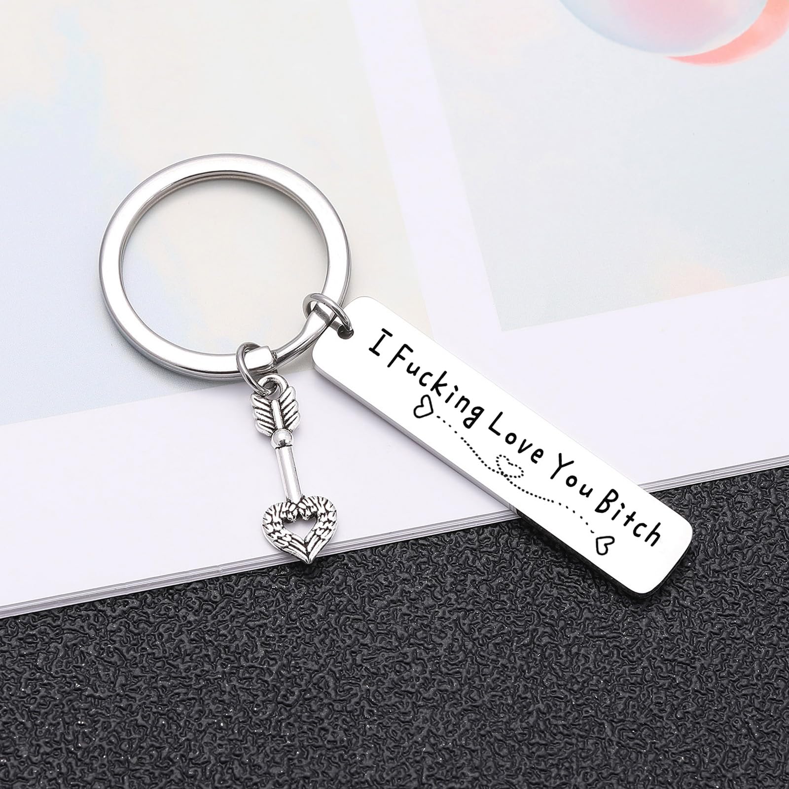Best Friend Keychain - Cute Friendship Jewelry Gift for Women, Sister, BFF - Personalized Engraved Keyring for Birthday, Christmas, Anniversary - Perfect for Everyday Carry, Gifts for Besties & Loved Ones
