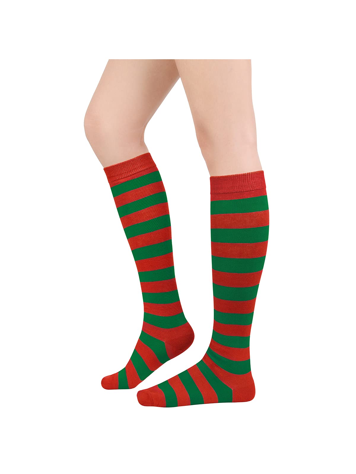 Century Star Women's Knee High Athletic Socks - Thin Stripes Breathable Tube Socks for Running, Hiking & Outdoor Sports - Perfect for Workout, Yoga & Casual Wear