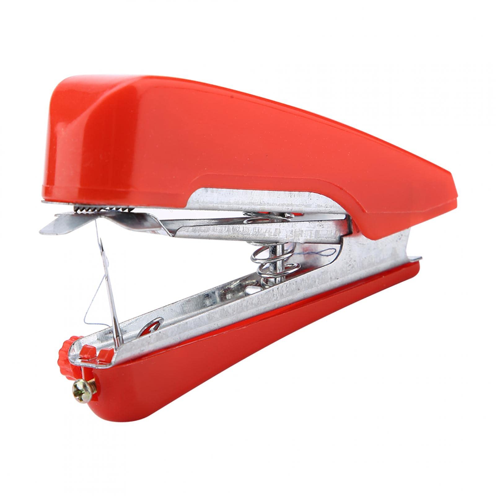 Voluxe Handheld Mini Sewing Machine - Portable Pocket-Sized Sewing Kit with Plastic & Metal Construction - Easy Operation for Travel, Home & Office Use - Perfect for Quick Fabric Repairs, DIY Crafts & Emergency Stitching On-The-Go