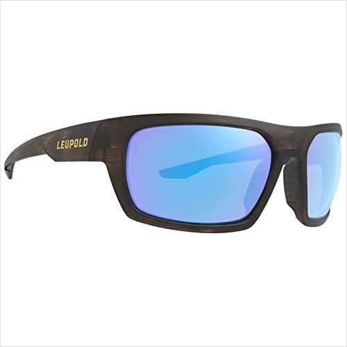 Matte Tortoise Frames - Blue Mirror Lenses