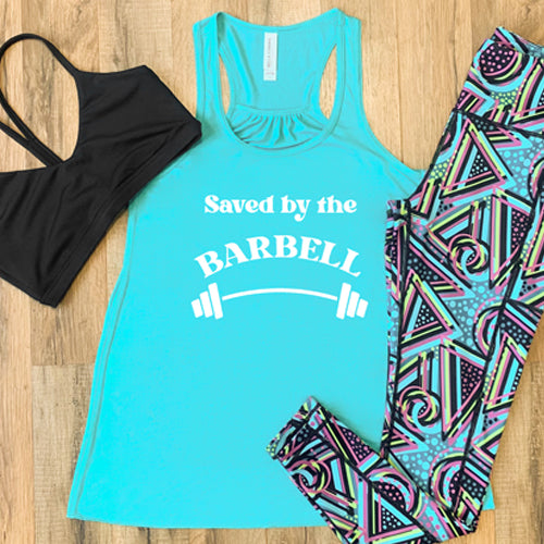 Saved By The Barbell Shirt - Gym Workout & Weightlifting Apparel for Men & Women | Perfect for CrossFit, Powerlifting & Fitness Training