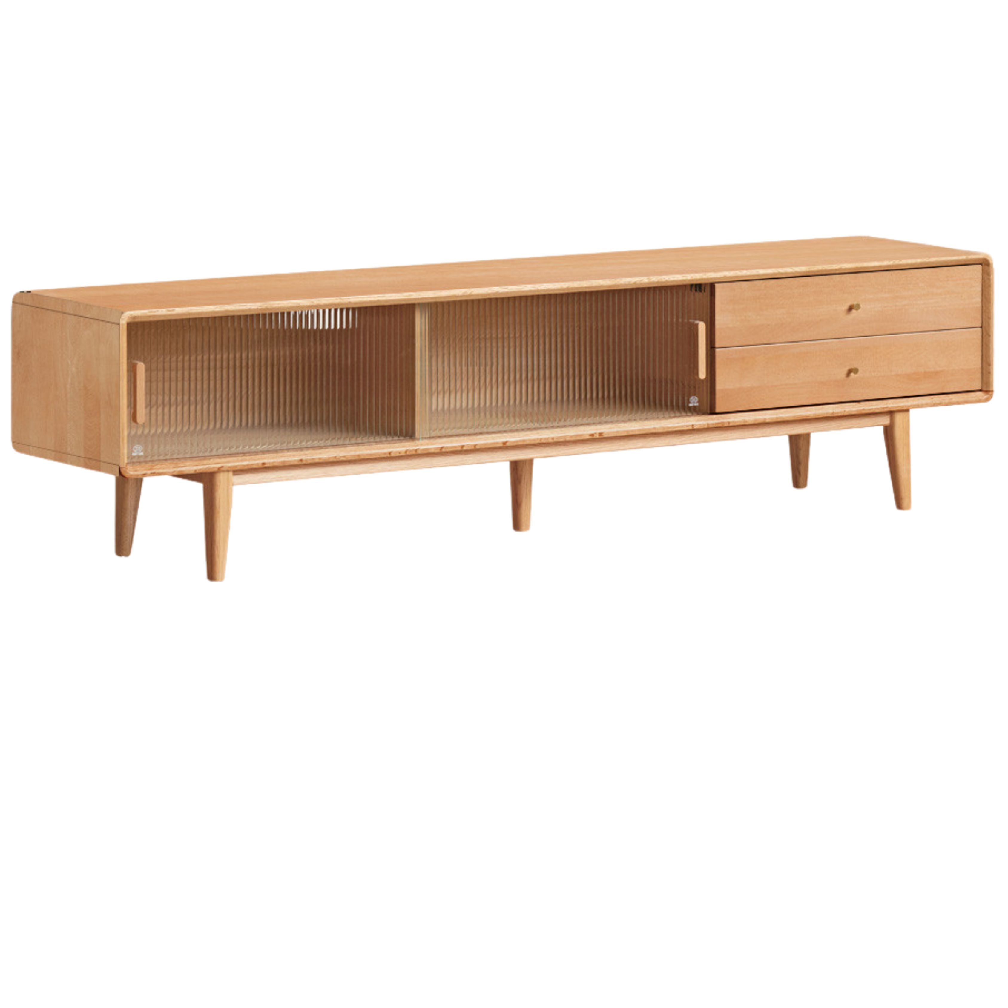 59.1x13.8x17.7 inch / 150x35x45сm / Natural Wood Color/ Beech sliding door double drawer without light WORLDWIDE SHIPPING 5-6 WEEKS