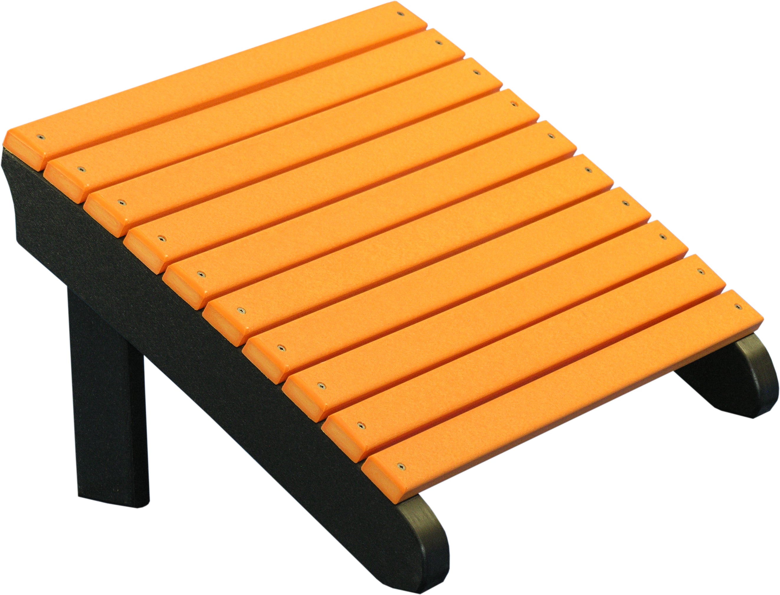 LuxCraft Deluxe Adirondack Footrest - Premium Outdoor Patio Chair Footstool for Relaxing in Garden, Deck or Backyard - Comfortable & Durable Wooden Footrest for Lounge Chairs