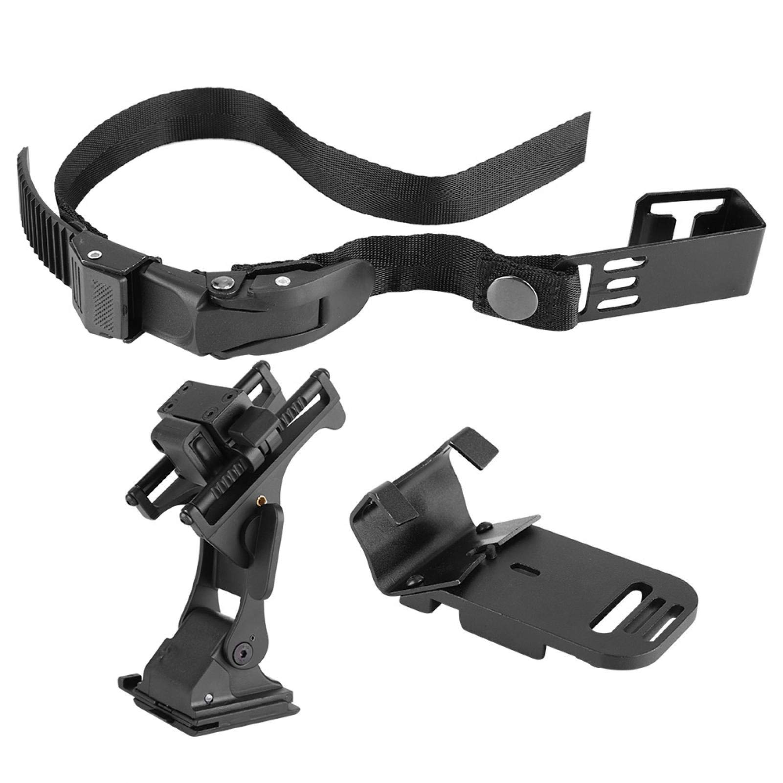 Vbestlife Universal Motorcycle Phone Mount & Helmet Holder Kit - Compatible with Night Vision Goggles - Secure Hands-Free Riding for Adventure & Commuting