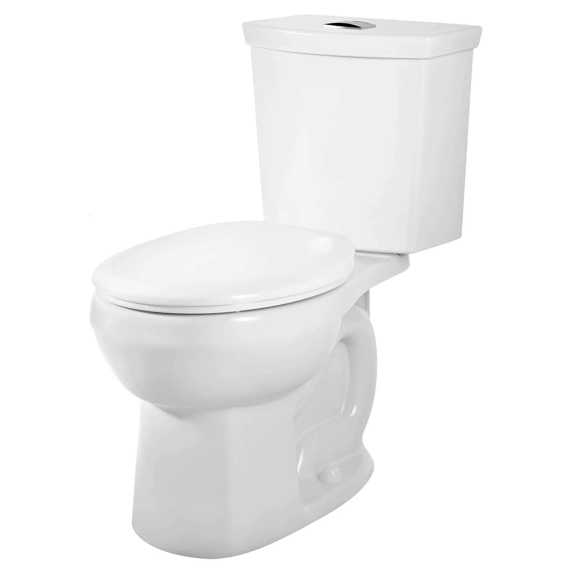 H2Option® Dual Flush Toilet - 1.28 GPF/4.8 LPF & 0.92 GPF/3.5 LPF Water Saving Round Front Standard Height Two-Piece Toilet (Seat Not Included) - Perfect for Eco-Friendly Homes & Water Conservation