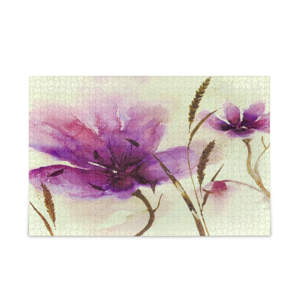 Vintage 1000-Piece Floral Puzzle for Adults & Teens - Home Decor & Entertainment