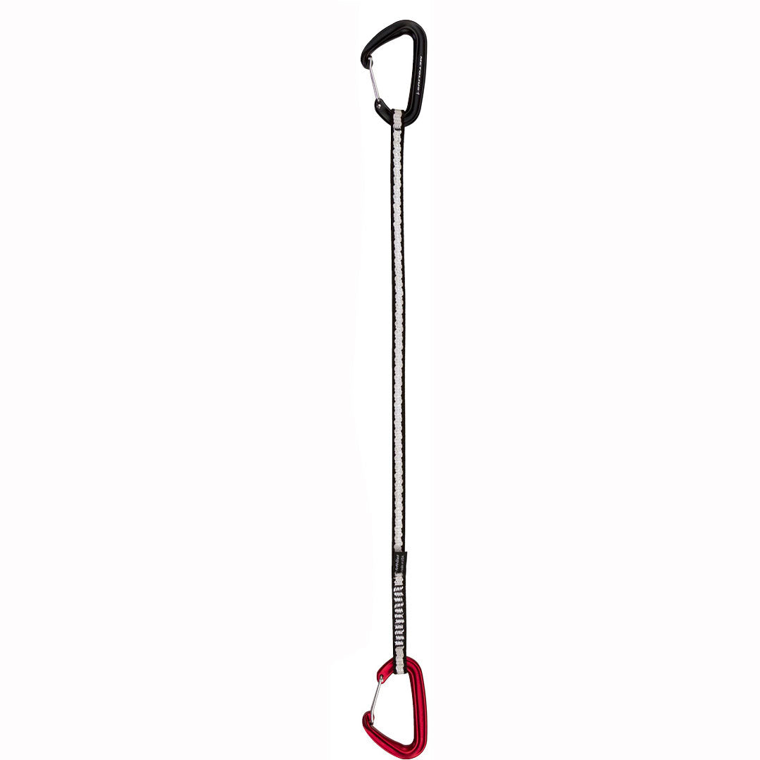 Metolius Bravo Long Draw Quickdraw - Lightweight Climbing Carabiner for Sport & Trad Climbing - Perfect for Crag & Multi-Pitch Routes