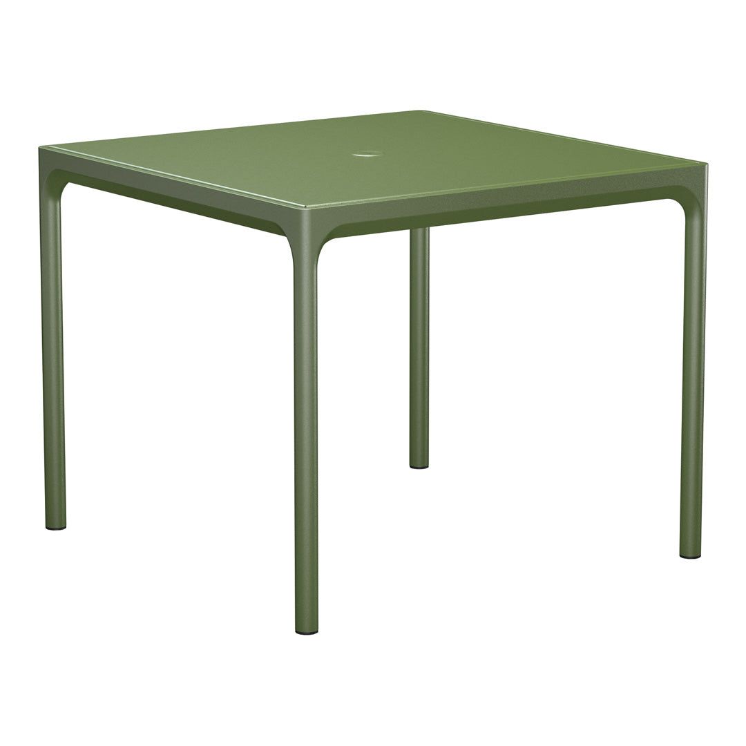 Square Outdoor Dining Table Set of 4 - Weather-Resistant Patio Furniture for Backyard, Garden & Poolside Entertaining
