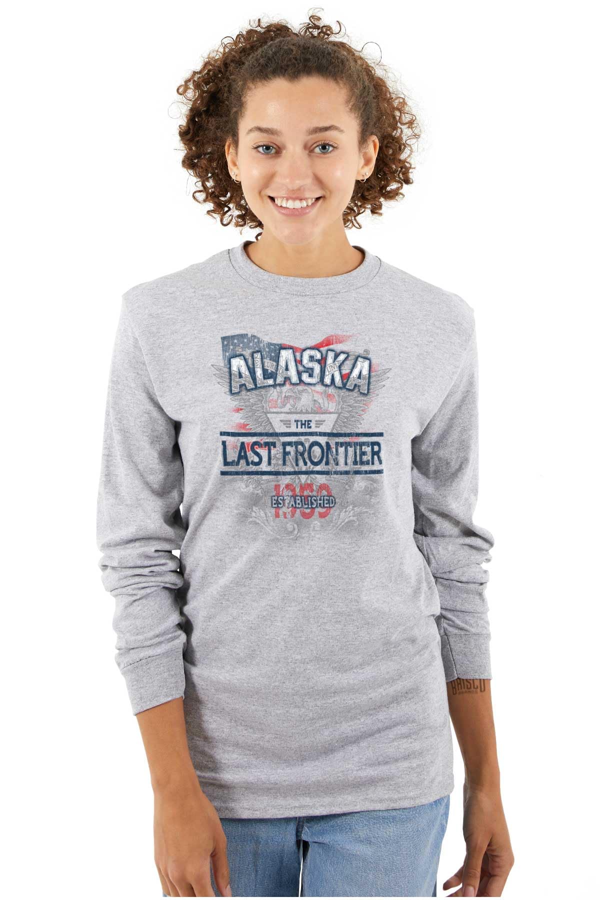 Alaska USA State Motto Long Sleeve T-Shirt for Men & Women - Perfect for Outdoor Adventures & Casual Wear