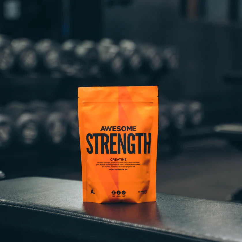 Awesome Supplements Strength 300g | Premium Creatine Powder for Muscle Growth, Gym & Sports Performance - Ideal for Pre/Post Workout & Athletic Training