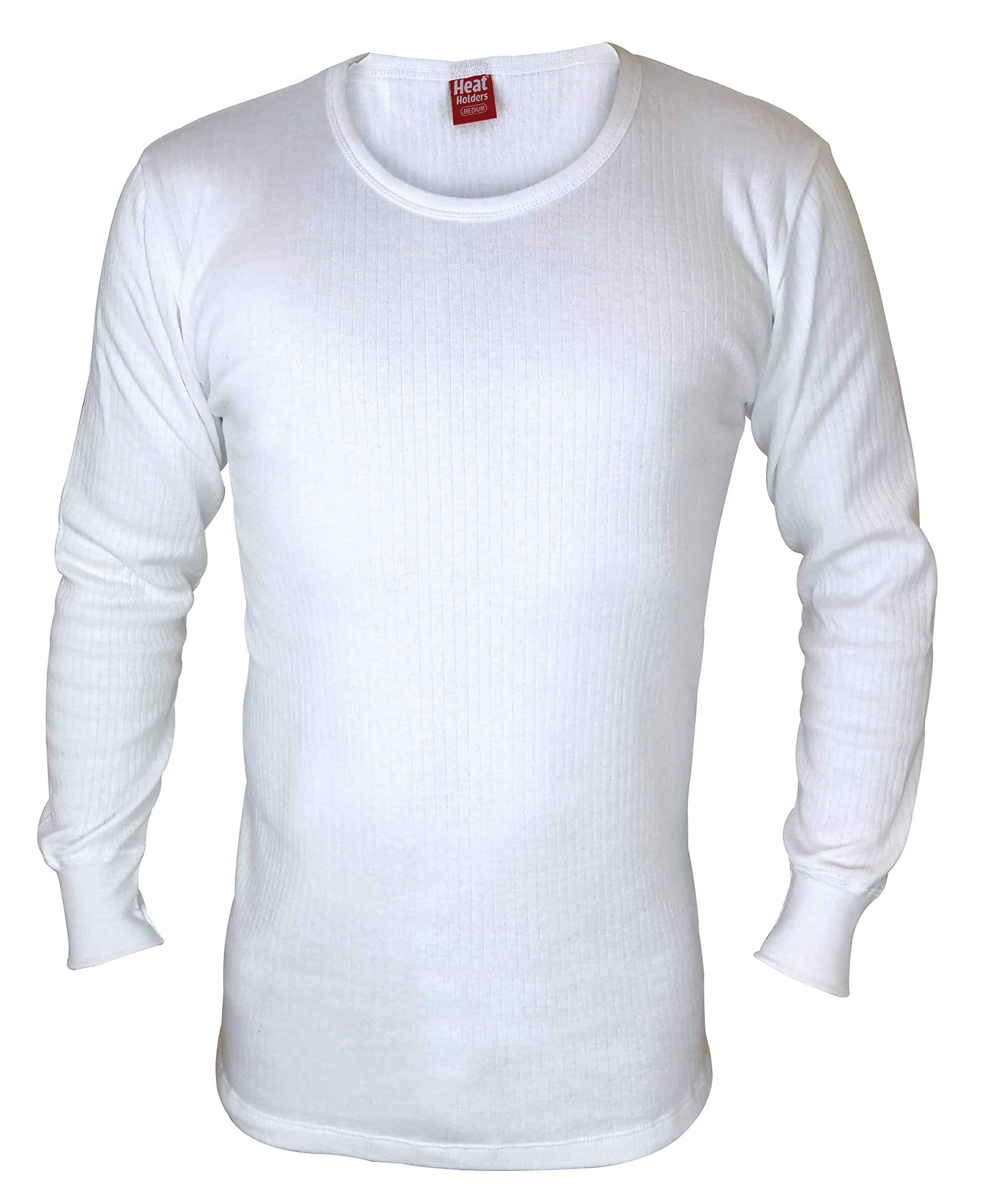 HEAT HOLDERS Men's Thermal Long Sleeve Base Layer Shirt - Ultra Warm Thick Winter Underwear for Cold Weather, Hiking & Outdoor Activities