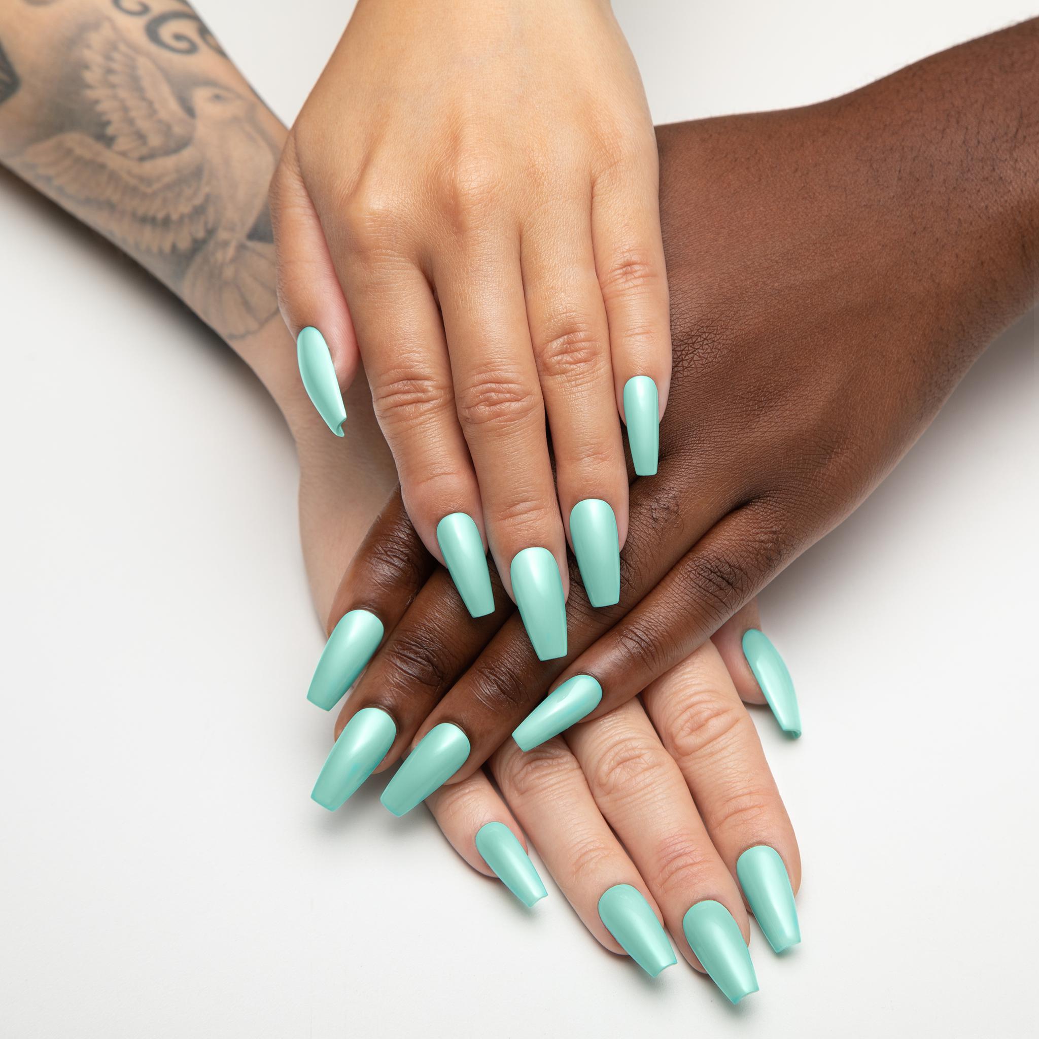 Apres Gel Nail Polish - Sea Foam Green - Long Lasting UV/LED Gel Color for Manicures & Pedicures - Perfect for Summer Nails, Beach Vacations & Bridal Parties