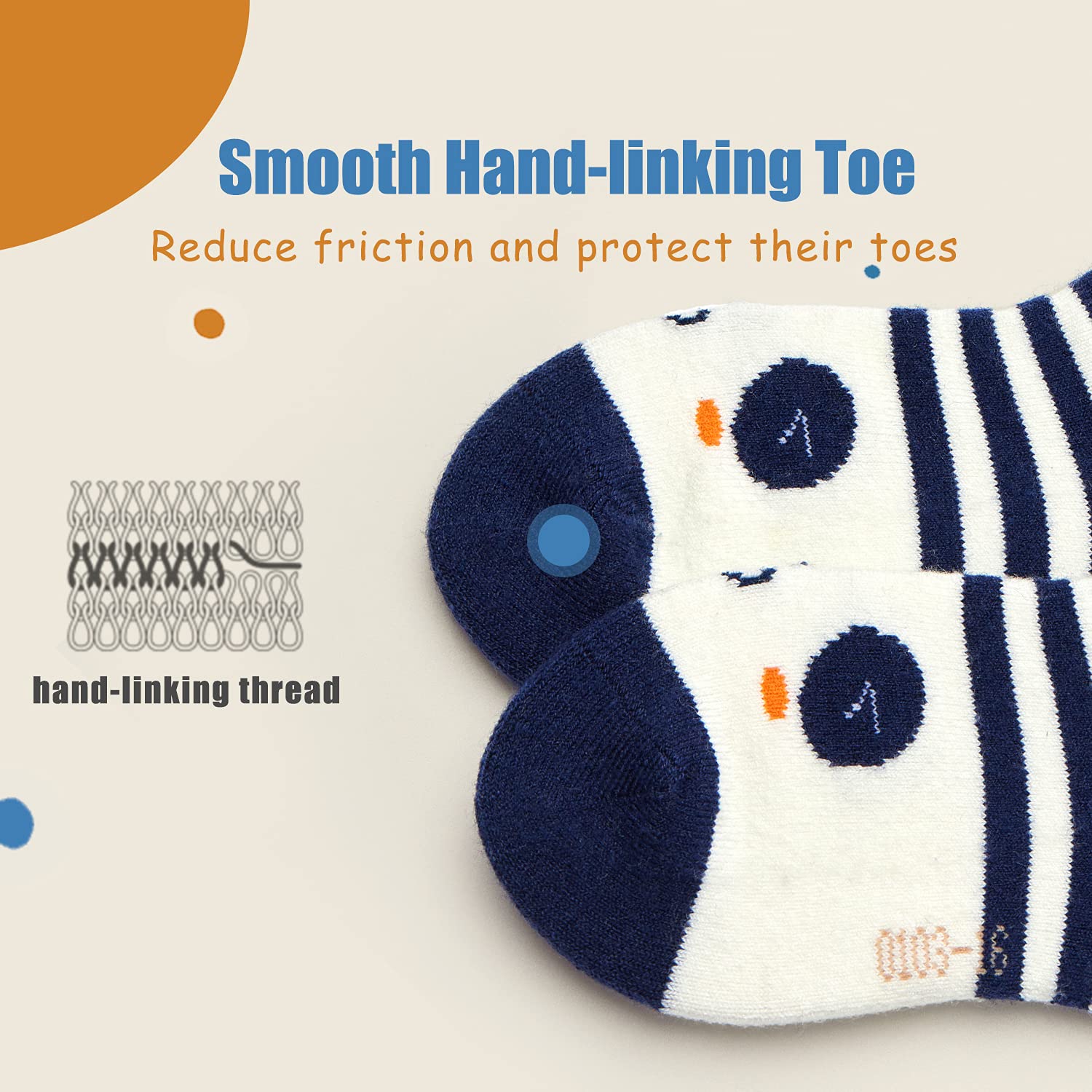 Warm Wool Thermal Crew Socks for Boys - 6 Pairs Winter Kids Socks for Cold Weather, Outdoor Activities & School