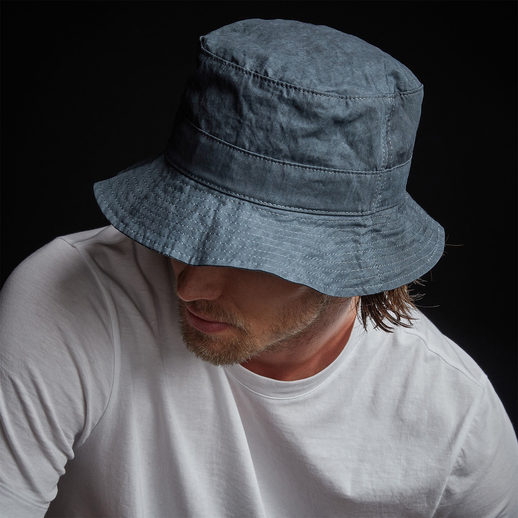 Stylish Cotton Metal Poplin Bucket Hat - Maine Pigment Design | Sun Protection Outdoor Summer Hat for Beach, Hiking & Fashion