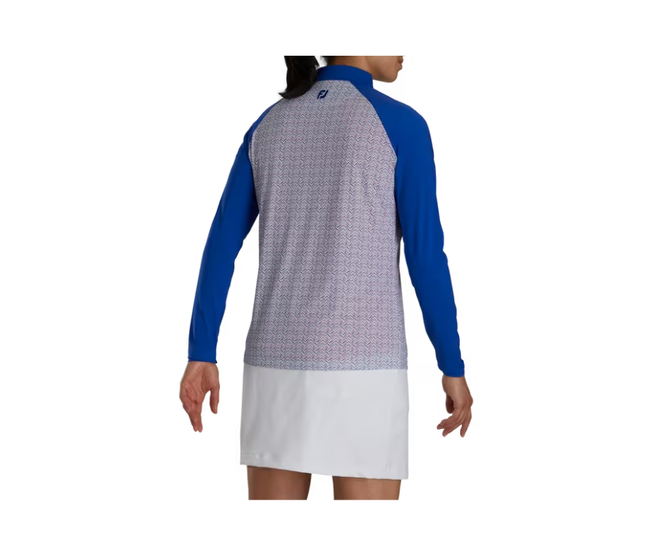 FootJoy Women's Long Sleeve Sun Protection Golf Pullover - UPF 50+ UV Shirt for Outdoor Sports & Summer Activities