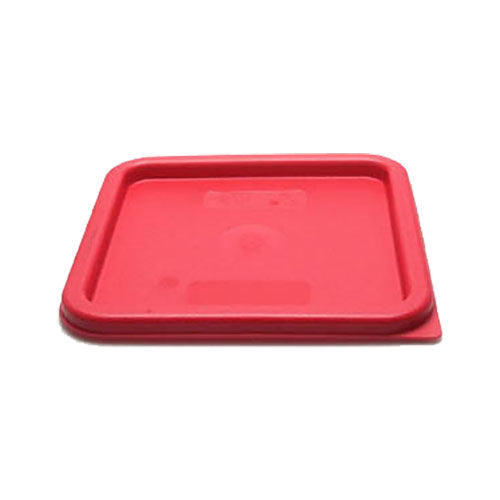 Cambro SFC6451 CamSquare 6 & 8 qt Food Storage Container Lid - Winter Rose Color | Durable Plastic Lid for Commercial Kitchens, Restaurants & Home Meal Prep