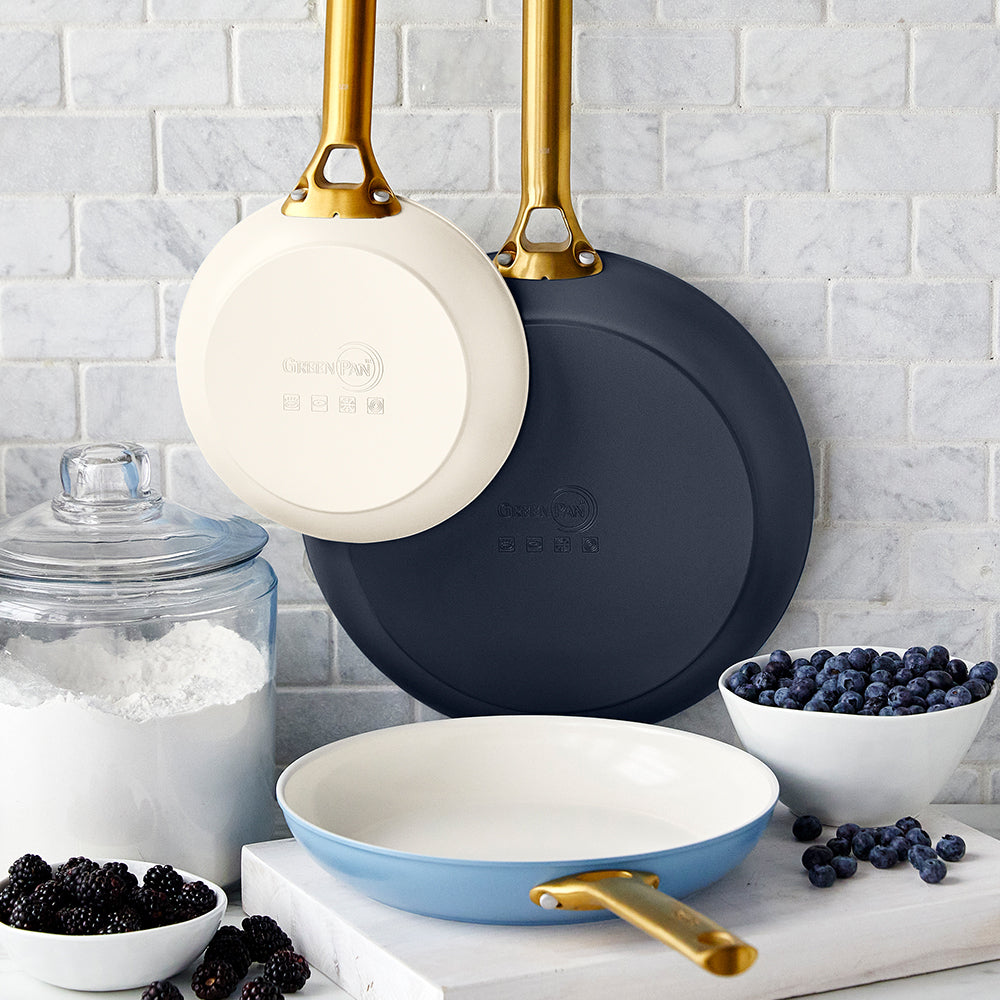 Premium Ceramic Nonstick Frypan Set - 8